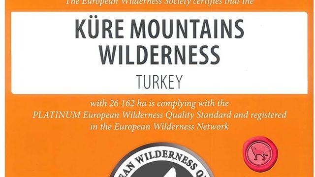 Küre Dağları Milli Parkı'na yeni sertifika