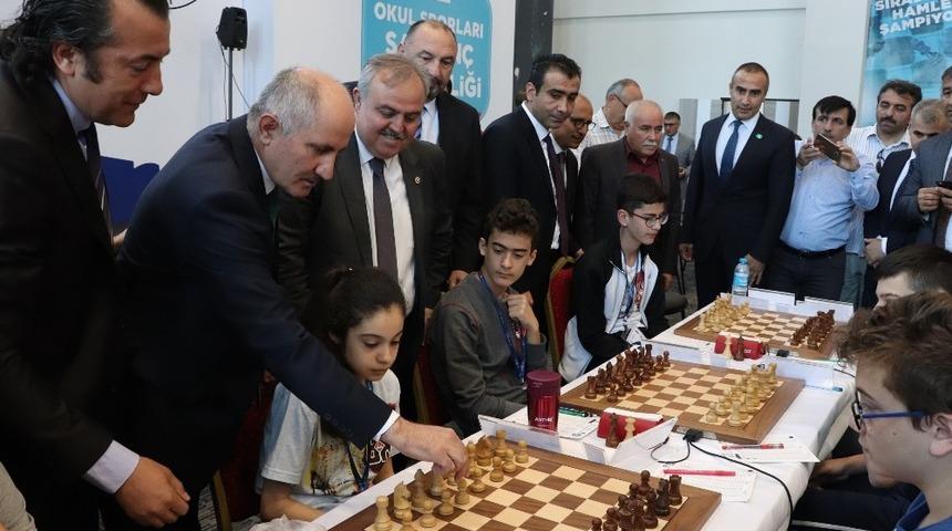 Karaman’da Okullararası Satranç Türkiye Birinciliği Finali başladı