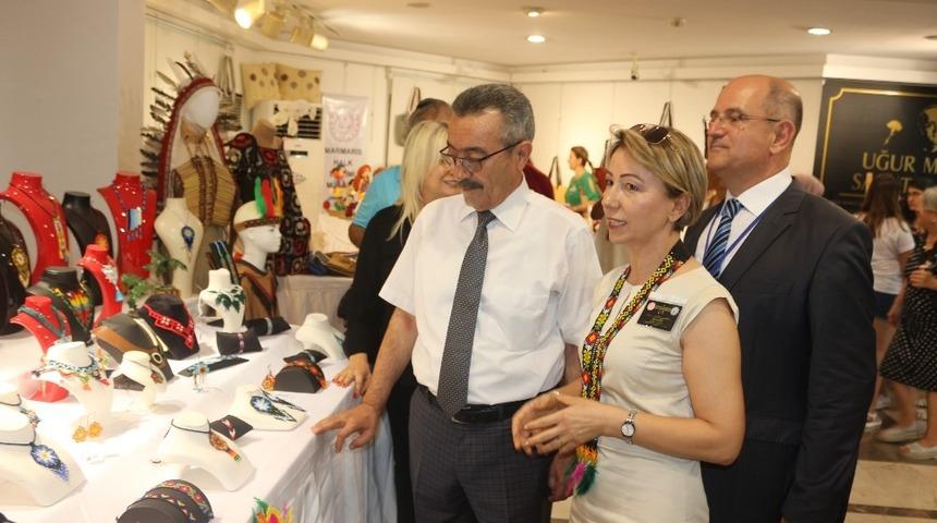 Kursiyerlerden beğenilen sergi