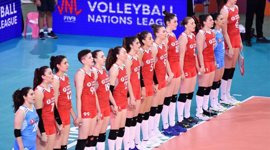 A Milli Kadın Voleybol Takımı, ABD'yi mağlup etti