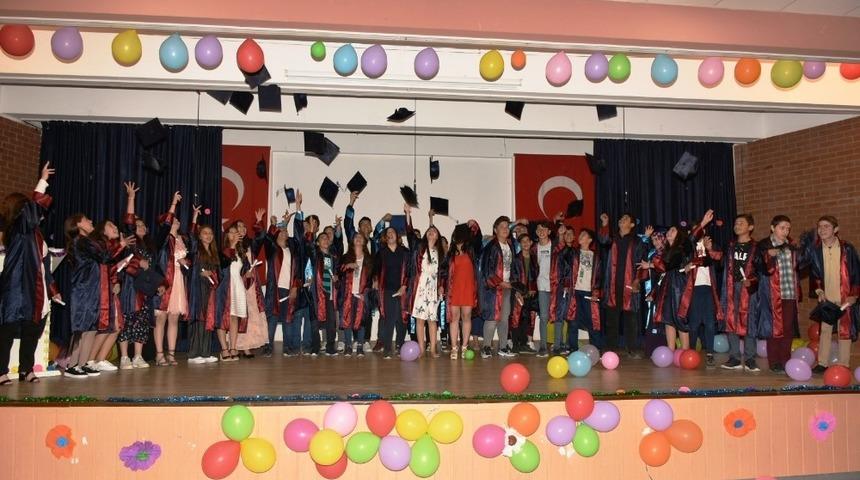 İn&ouml;n&uuml;&rsquo;de mezuniyet coşkusu