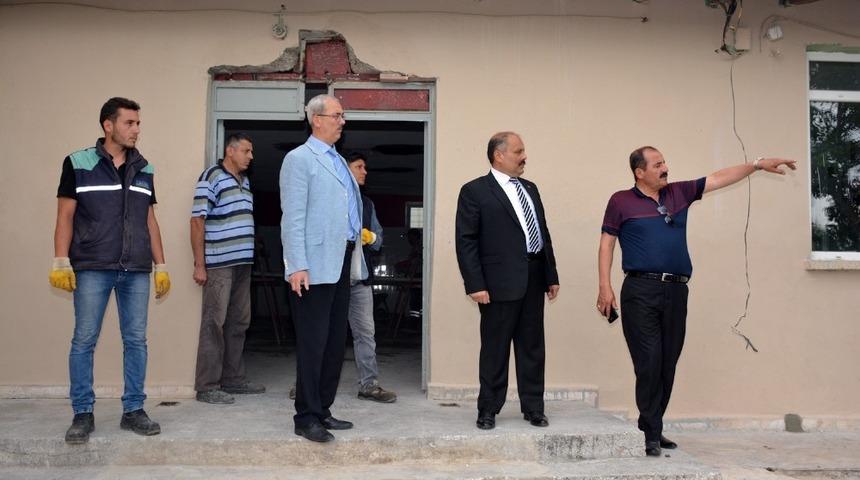 Vekili Veli &Ouml;zcan &ccedil;alışmaları yerinde incelendi