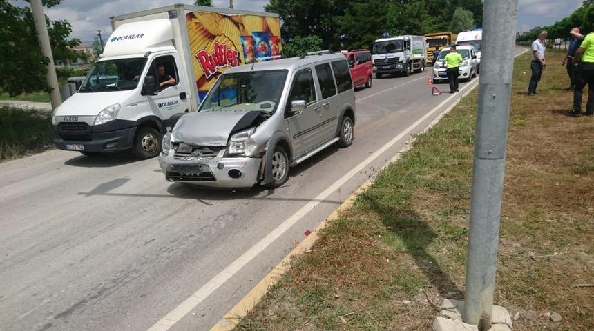 Çarşamba’da trafik kazası: 1 yaralı
