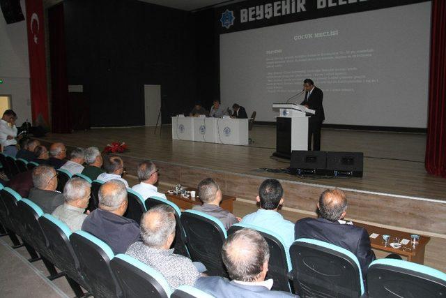 Beyşehir’de Kent Konseyi kuruldu