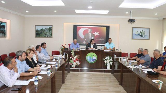 Akseki Belediye Meclisi Haziran ayı toplantısını gerçekleştirdi