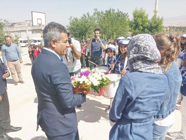 İl Milli Eğitim Müdürü Taşçıer Çermik’te kütüphane açılışına katıldı