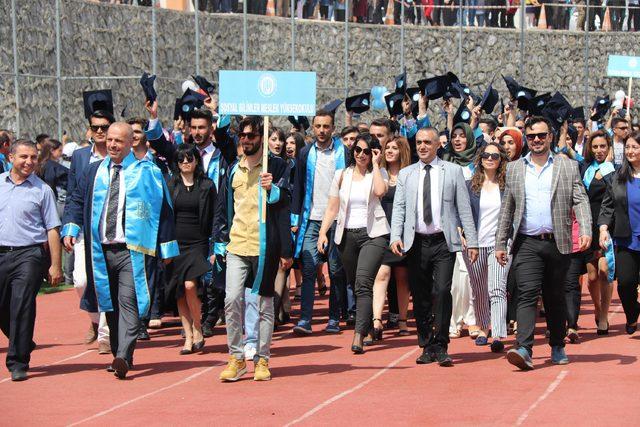 BEÜ'de 1500 öğrencinin mezuniyet coşkusu