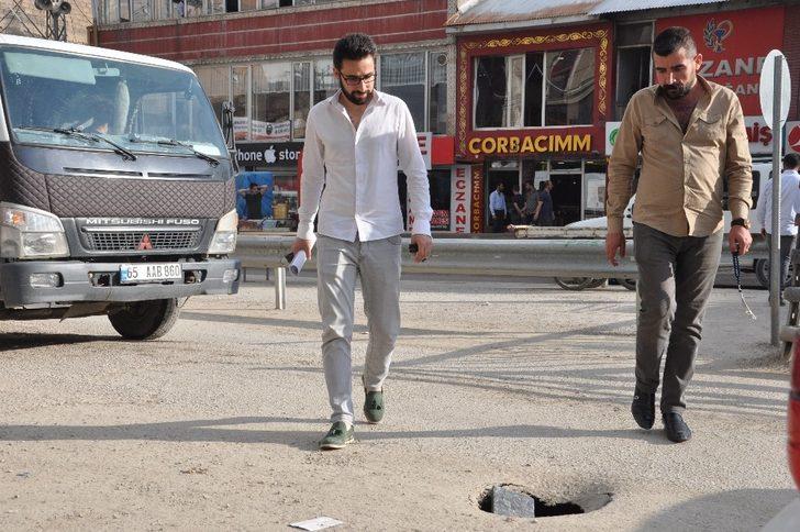 Çöken yol tehlike saçıyor G4