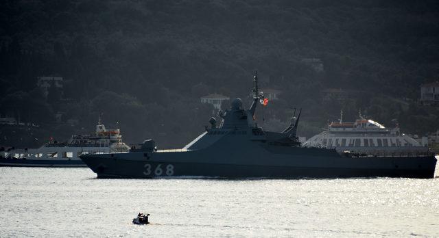Rus devriye gemisi 'Vasily Bykov' Akdeniz'e iniyor