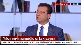 Ekrem İmamoğlu canlı yayında soruları yanıtladı