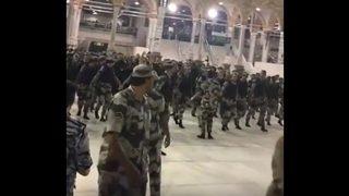 Cumhurbaşkanı Erdoğan, Kabe'ye orduyla girdi