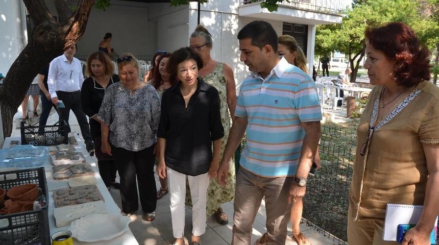 Başkan G&uuml;nel, kadın girişimi kooperatifini ziyaret etti