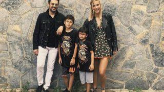 Çağla Şıkel ile Emre Altuğ oğulları Kuzey için bir araya geldi