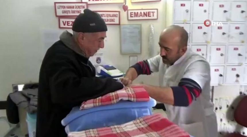 Emet’te 65 yaş üstü vatandaşlara bedava hamam uygulaması yeniden düzenlendi