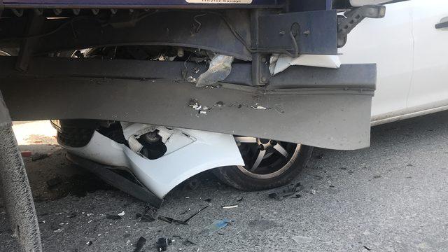 Emniyet kemerini arkadan taktı; Az daha canından oluyordu