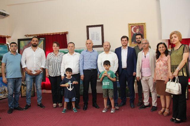 Ressam Ali Taş, Samandağ’da resim sergisi açtı