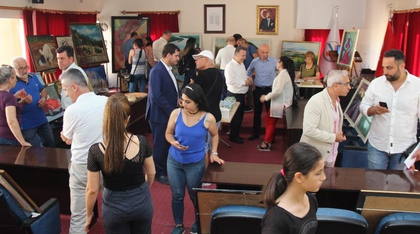 Ressam Ali Taş, Samandağ’da resim sergisi açtı