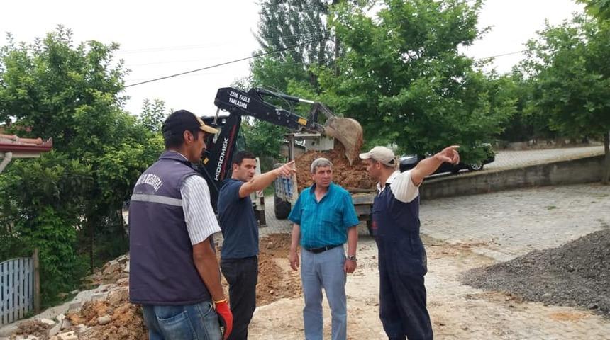 Vezirhan’da kanalizasyon çalışmaları devam ediyor