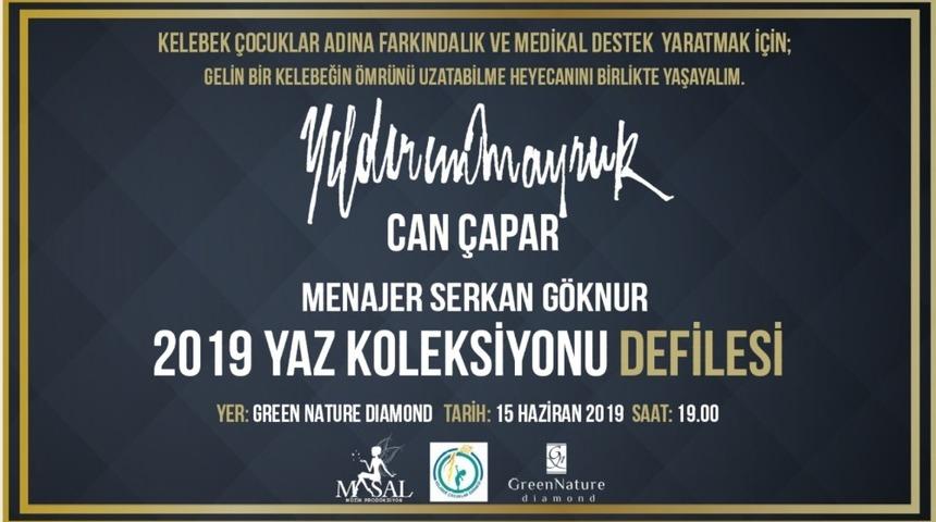 Yıldırım Mayruk&rsquo;tan &lsquo;kelebek &ccedil;ocuklar&rsquo; yararına defile