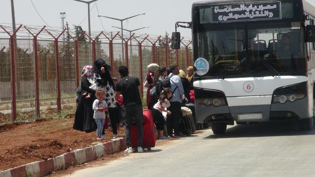 Kilis’te Suriyelilerin bayram dönüşleri sürüyor