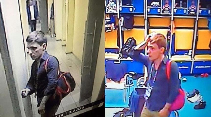 Khimki - CSKA Moskova maçında soyunma odasına giren hırsız oyuncuların eşyalarını çaldı