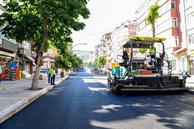 Fuzuli Caddesi asfaltlandı