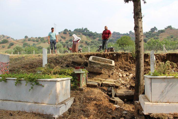 Oraya giden gözlerine inanamadı! Mezarlar yerinden oynadı! G1
