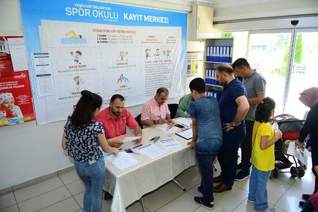 Yeşilyurt Belediyesi Spor Okulu için kayıtlar başladı