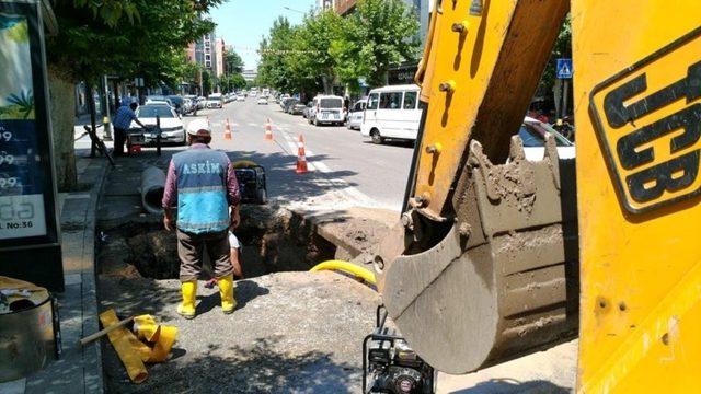 Su arızası giderildi