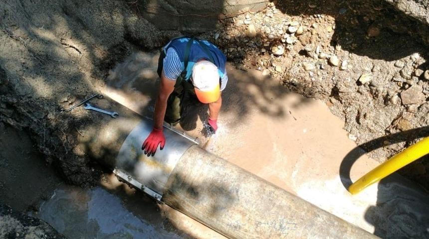 Su arızası giderildi