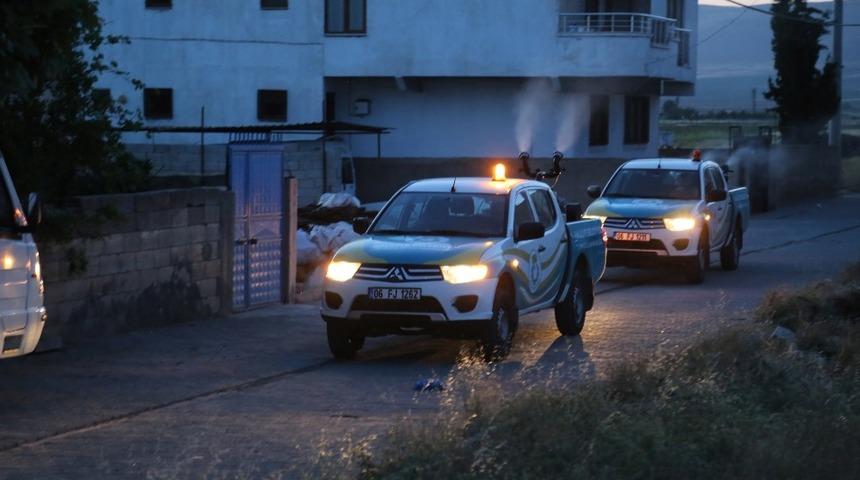 Haliliye kırsalında hummalı ila&ccedil;lama &ccedil;alışması