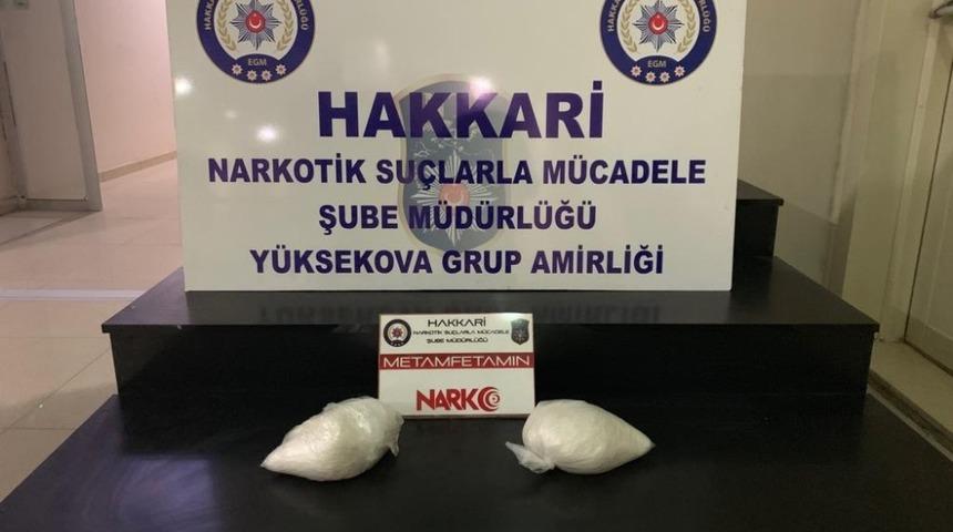 Y&uuml;ksekova&rsquo;da uyuşturucu madde ele ge&ccedil;irildi