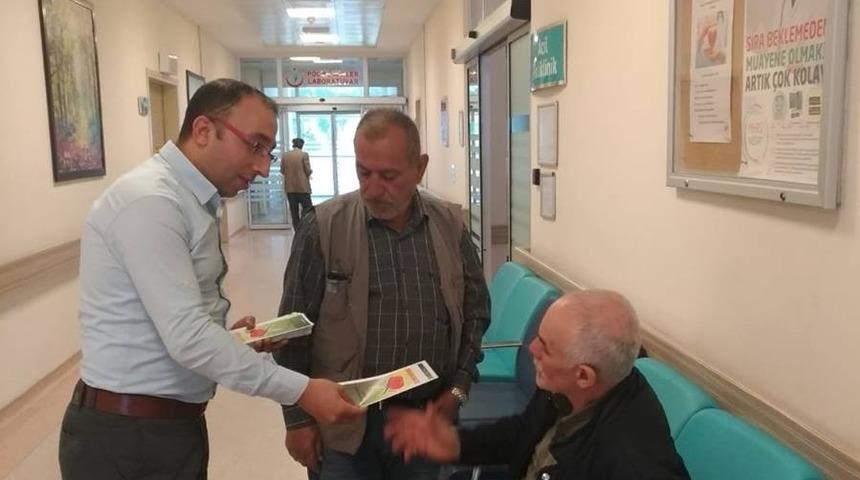 Hastaneden organ bağışı bilgilendirmesi