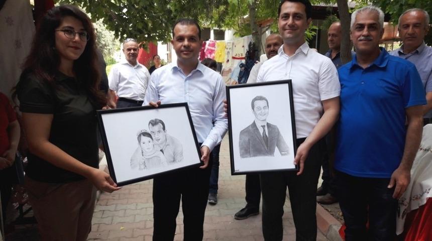 Erzin Halk Eğitimi Merkezi yılsonu sergisi a&ccedil;ıldı