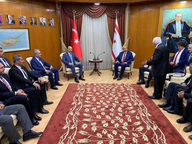 Talip Geylan KKTC Başbakanı Ersin Tatar’ı ziyaret etti