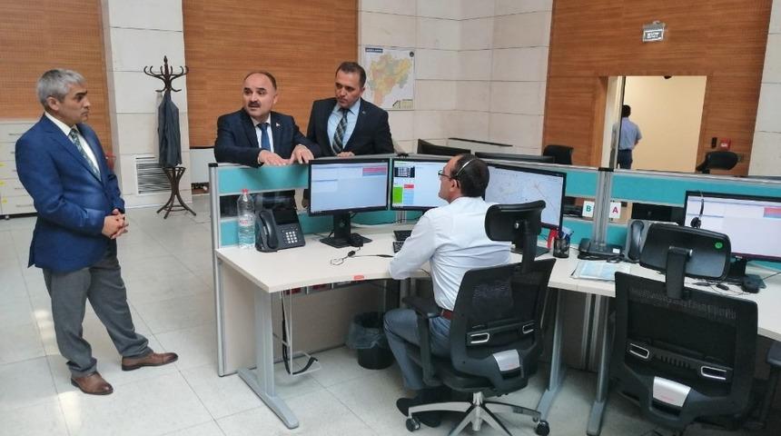 Vali G&uuml;naydın&rsquo;dan 112 Acil &Ccedil;ağrı Merkezi ile GAMER&rsquo;e Ziyaret