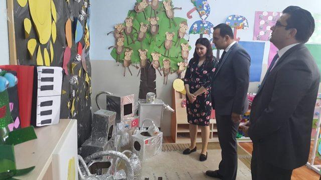 Pazaryeri’nde anaokulu öğrencilerinden sergi