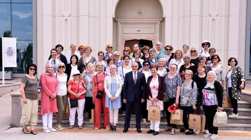 Bosnalı heyet Sel&ccedil;uklu&rsquo;yu ziyaret etti