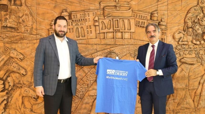 University of Derby Akademisyenlerinden Rekt&ouml;r Bağlı&rsquo;ya ziyaret