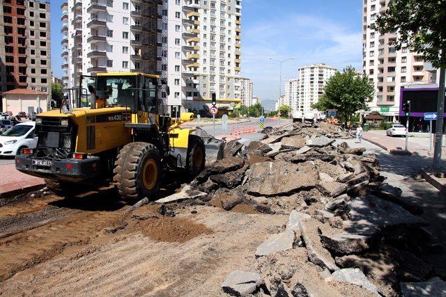 Talas’ta Altyapı Çalışmaları Hız Kesmiyor