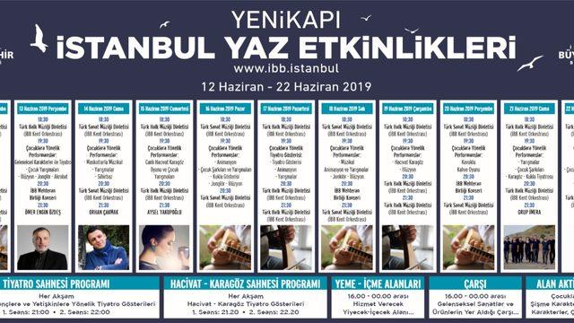 İstanbul’da yaz etkinlikleri Yenikapı ve Maltepe Sahillerinde yaşanacak