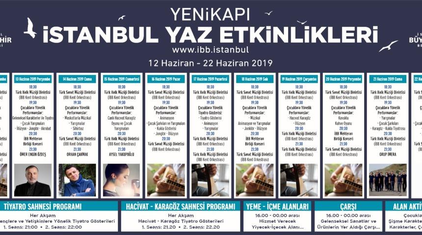 İstanbul’da yaz etkinlikleri Yenikapı ve Maltepe Sahillerinde yaşanacak