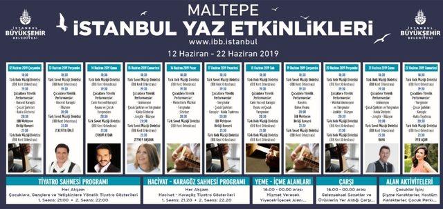 İstanbul’da yaz etkinlikleri Yenikapı ve Maltepe Sahillerinde gerçekleştirilecek