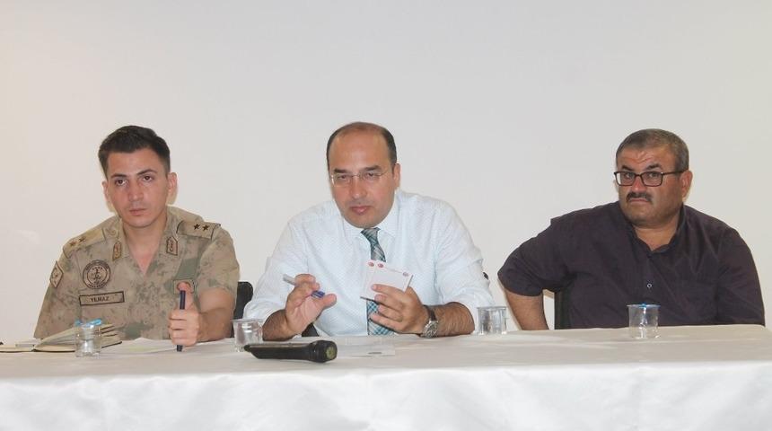 Elbeyli il&ccedil;esinde g&uuml;venlik toplantısı