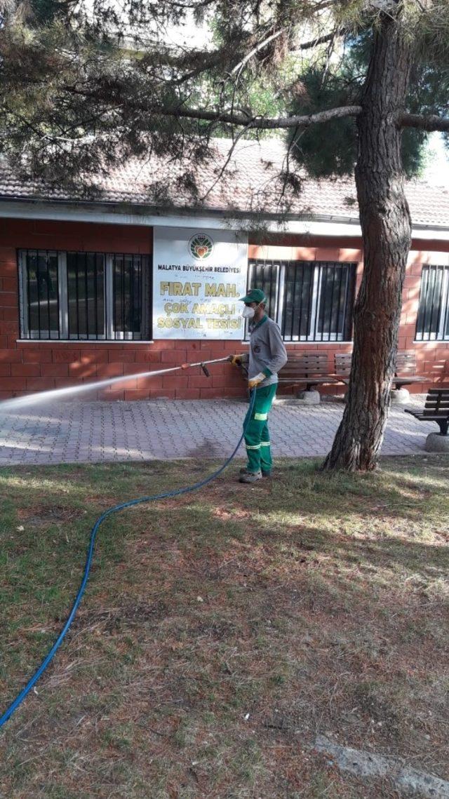 Malatya’da haşereyle mücadele çalışmaları