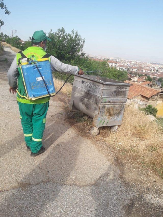 Malatya’da haşereyle mücadele çalışmaları