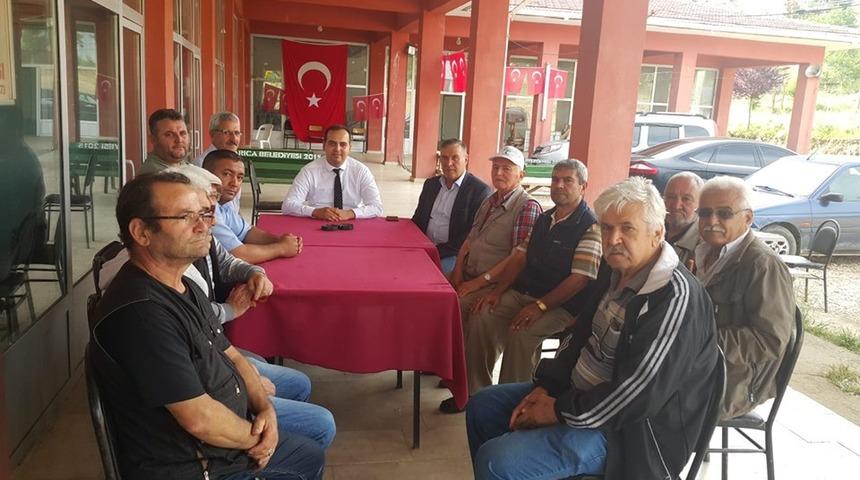 Kaymakam G&uuml;nyurdu k&ouml;y&uuml;nde incelemelerde bulundu.