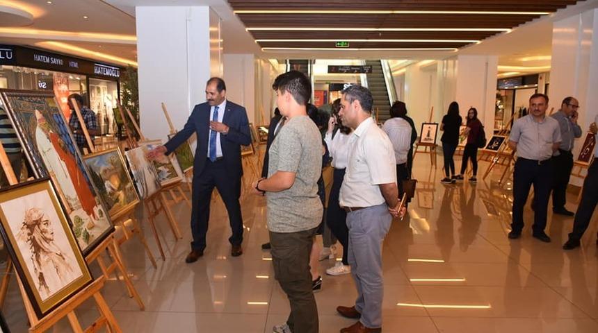 Erzincan Fen Lisesi filografi, resim ve r&ouml;lyef &ccedil;alışmalarını sergiledi