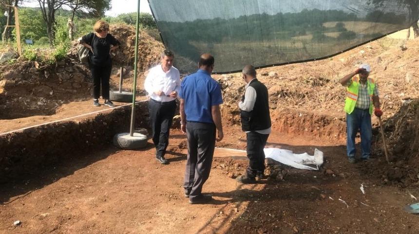 Parıon antik kenti yakınlarında kurtarma kazıları başlatıldı