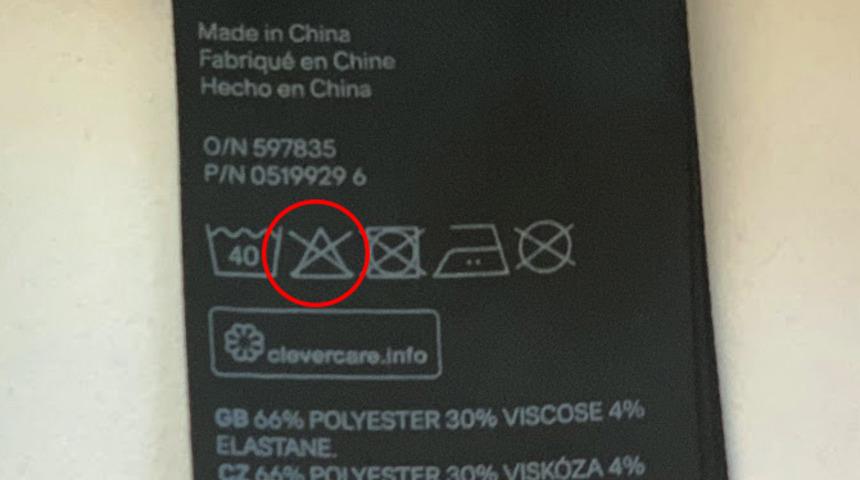 Kıyafetlerin i&ccedil;indeki etiketlerde yer alan semboller ne anlama geliyor?